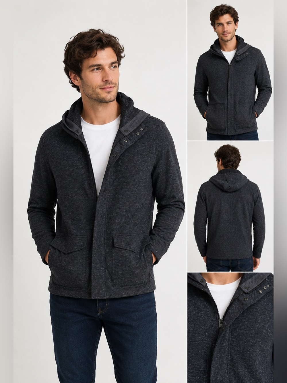 Kane & Unke Jacket with Removable Hood